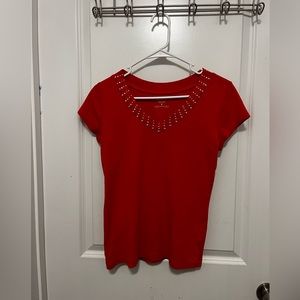 Dress Barn Short Sleeve Women’s Top - Like New Size Small